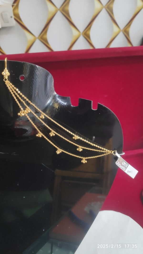 Ear chain_Champasarlu_22kt916_5gm3